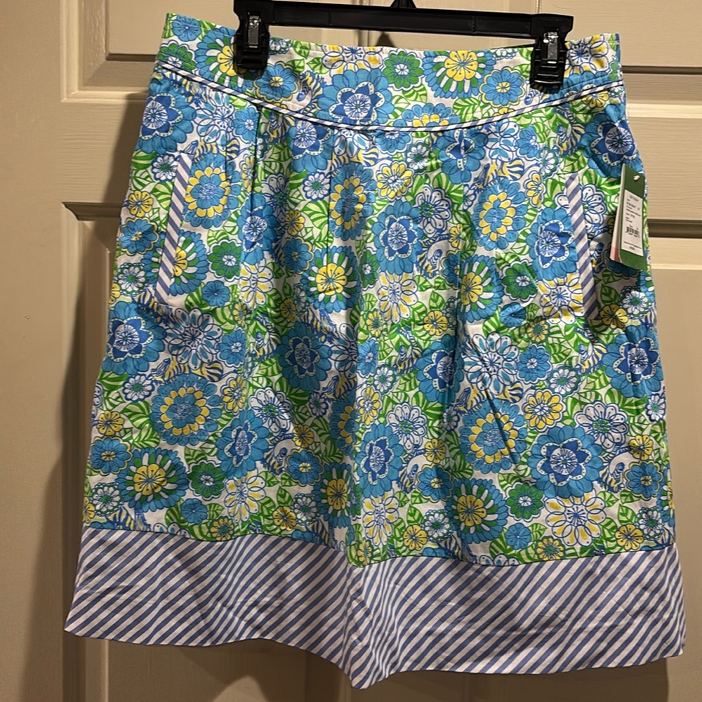 NWT Lilly Pulitzer Zebra Mandala Classic Pocket A Line Skirt Sz 10